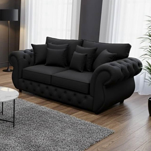Chesterfield black velvet - chesterfield,