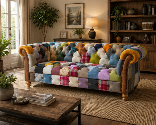 Vintage patchwork wool - vintage,