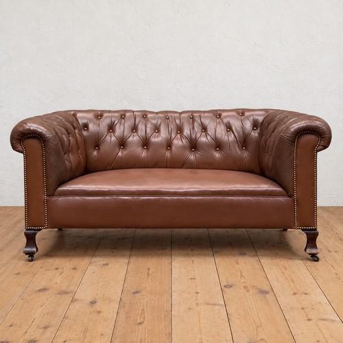 Chesterfield sofa brown - sofa,