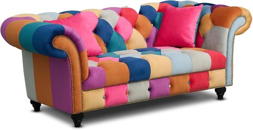 Estuary patchwork fabric - patchwork, 2