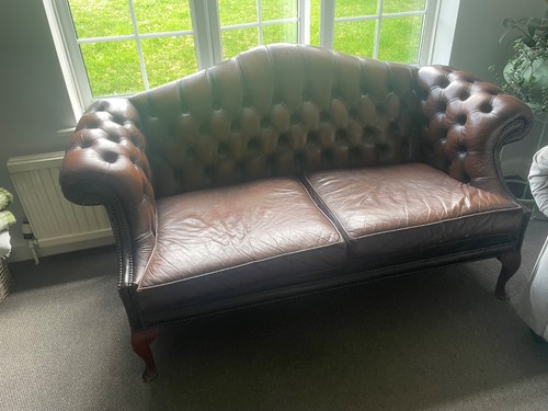 Seater brown leather - 2,
