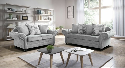 Chesterfield sofa fabric 2 - chesterfield, 3+2