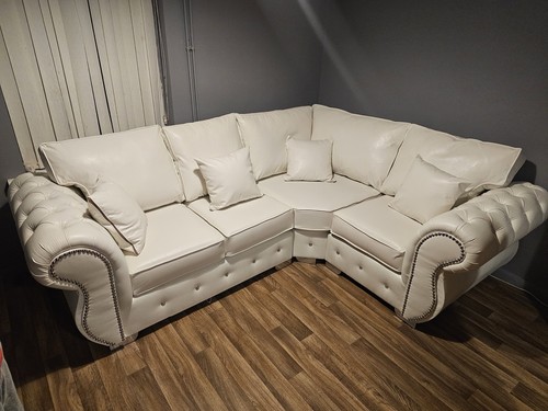 Rio chesterfield corner white - chesterfield,