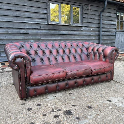 Vintage oxblood red leather - oxblood,