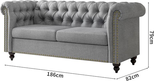 Chesterfield style sofa - style, 2