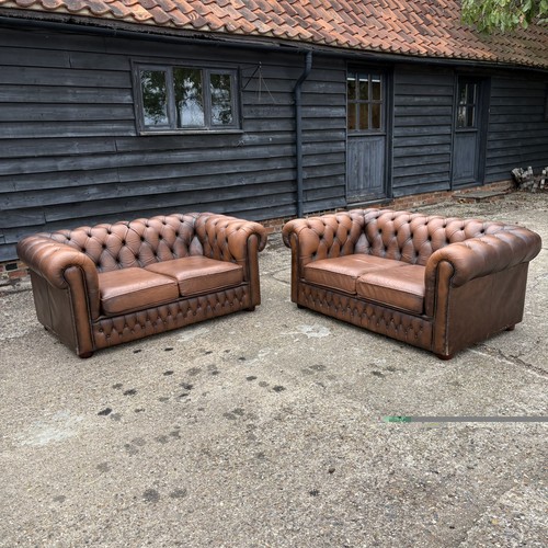 Pair brown leather - of,
