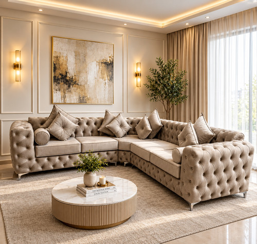 Chesterfield corner sofa 2c2 - corner,