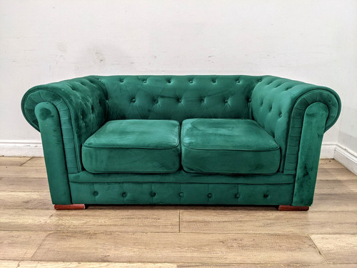 Sofa seater green velvet - sofa, 2