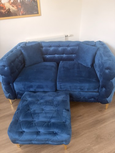 Blue chesterfield tufted - tufted, 2