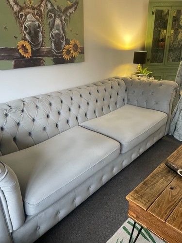 And seater sofa - used, light