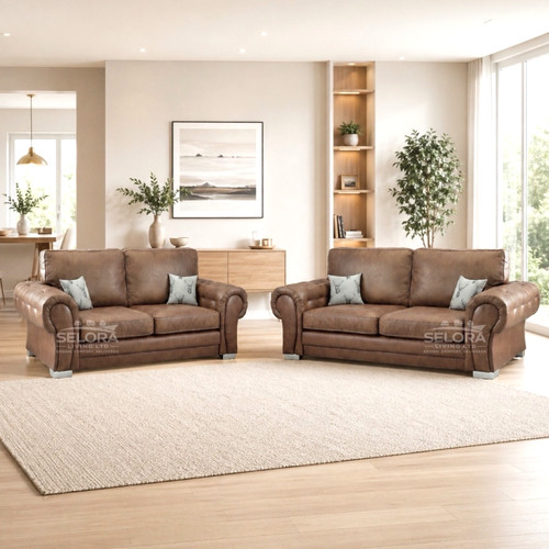 Verona brown suede leather - verona,